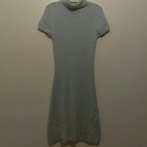 MODA silk and cashmere sweater dress.